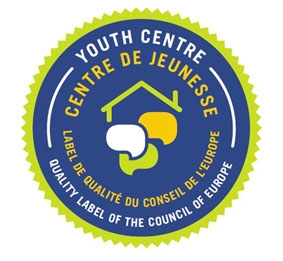 Logo of Council of Europe's Quality Label for youth centers 